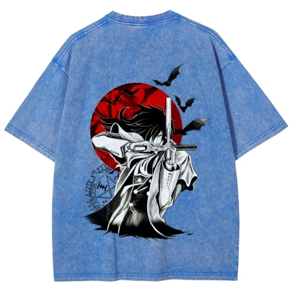 Hellsing Unisex Fit Washed T-Shirt 2509006229