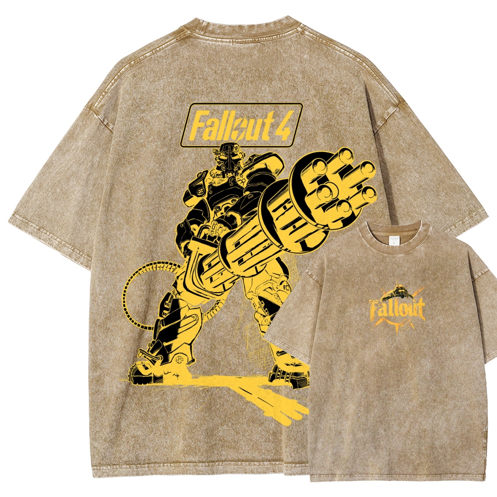 Fallout Unisex Fit Washed T-Shirt 2509007696