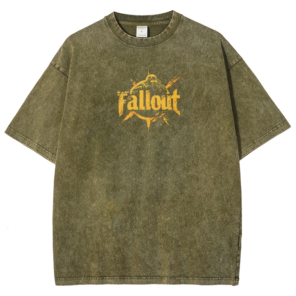 Fallout Unisex Fit Washed T-Shirt 2509007696