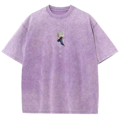 Dragon Ball "Gohan Beast" Vintage Unisex Oversize Anime Manga Acid Washed Cotton T-shirt