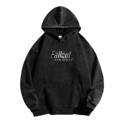 Fallout 3 New Vegas green Casual Washed Hoodie 2509013277