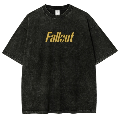 Fallout Halloween Unisex Fit Washed T-Shirt 2509014353