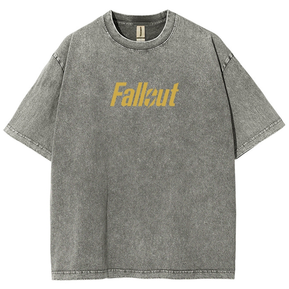 Fallout Halloween Unisex Fit Washed T-Shirt 2509014353