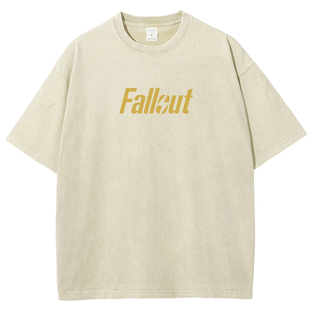 Fallout Halloween Unisex Fit Washed T-Shirt 2509014353