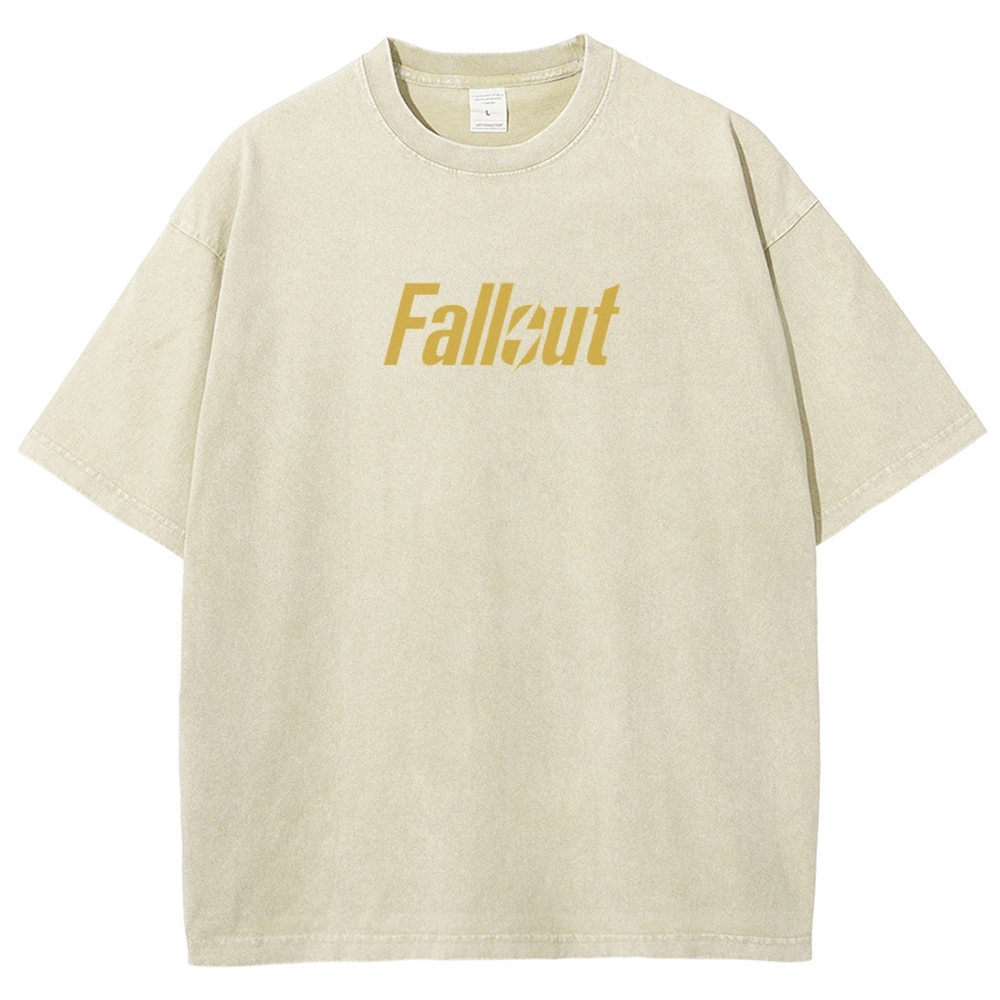 Fallout Halloween Unisex Fit Washed T-Shirt 2509014353