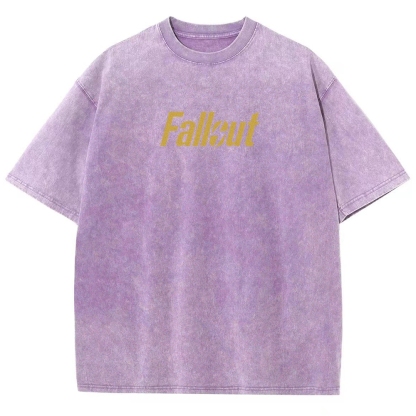 Fallout Halloween Unisex Fit Washed T-Shirt 2509014353
