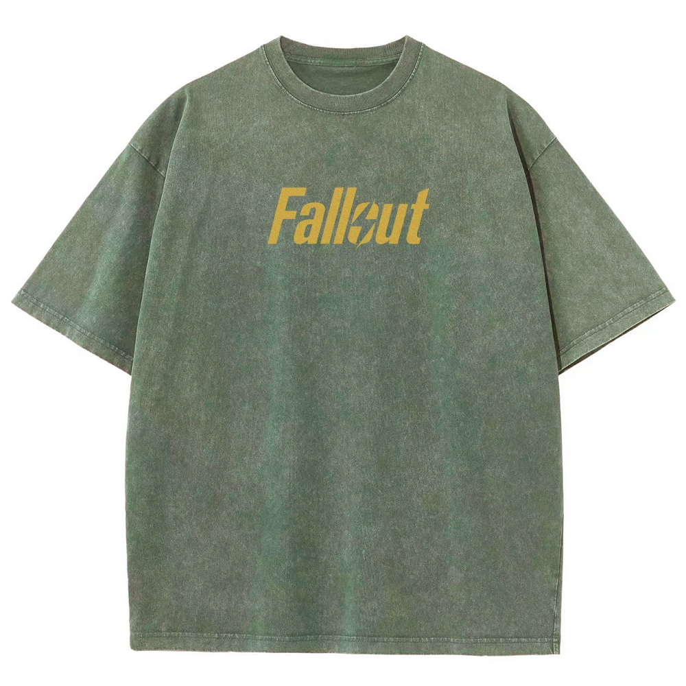 Fallout Halloween Unisex Fit Washed T-Shirt 2509014353