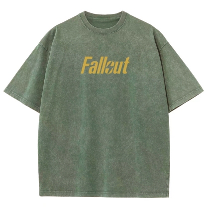 Fallout Halloween Unisex Fit Washed T-Shirt 2509014353