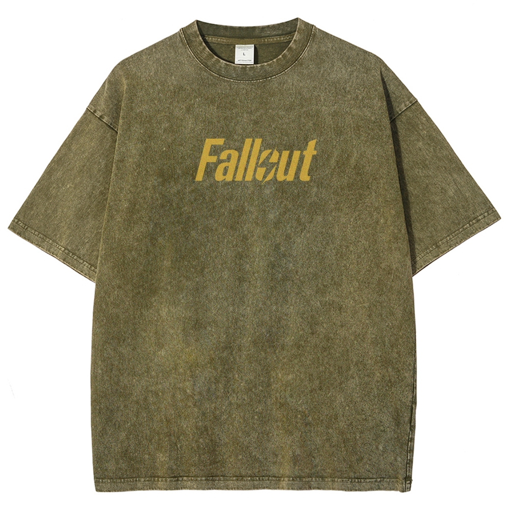 Fallout Halloween Unisex Fit Washed T-Shirt 2509014353