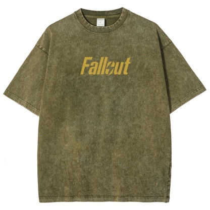 Fallout Halloween Unisex Fit Washed T-Shirt 2509014353