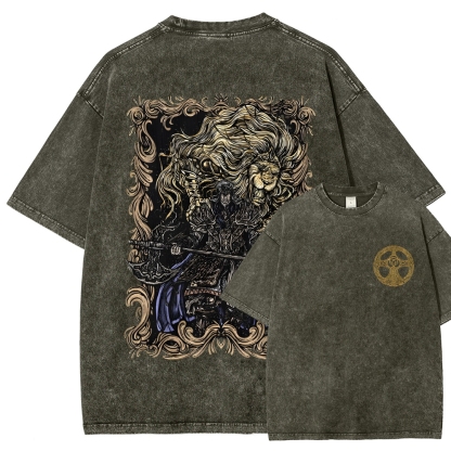 Elden Ring Godfrey the First Elden Lord Vintage Tee – Washed Oversized Graphic Shir