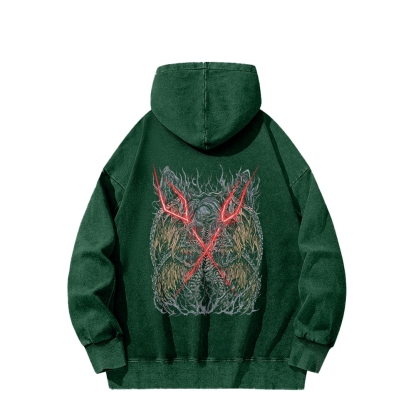 Elden Ring Lichdragon Fortissax Casual Washed Hoodie 2509018670