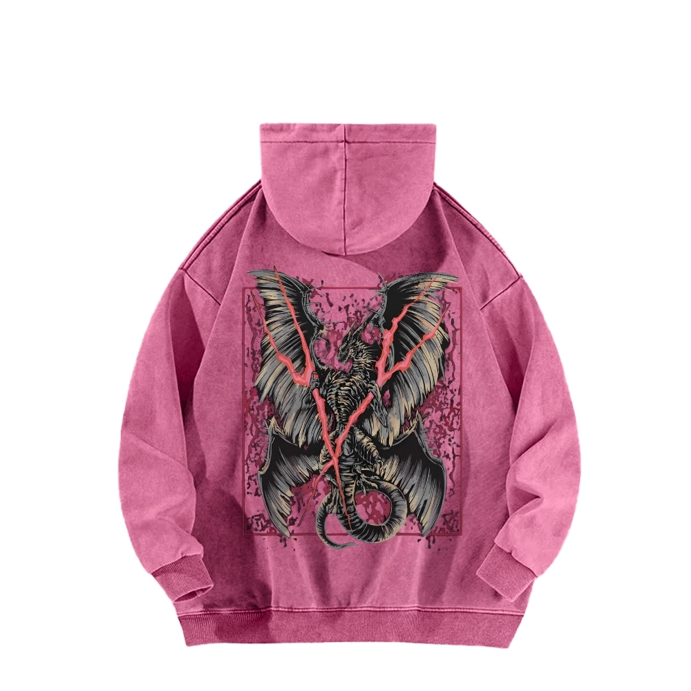 Elden Ring Lichdragon Fortissax Casual Washed Hoodie 2509018672