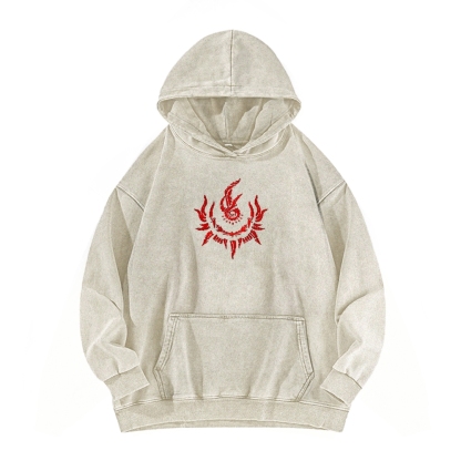 Elden Ring Lichdragon Fortissax Casual Washed Hoodie 2509018672