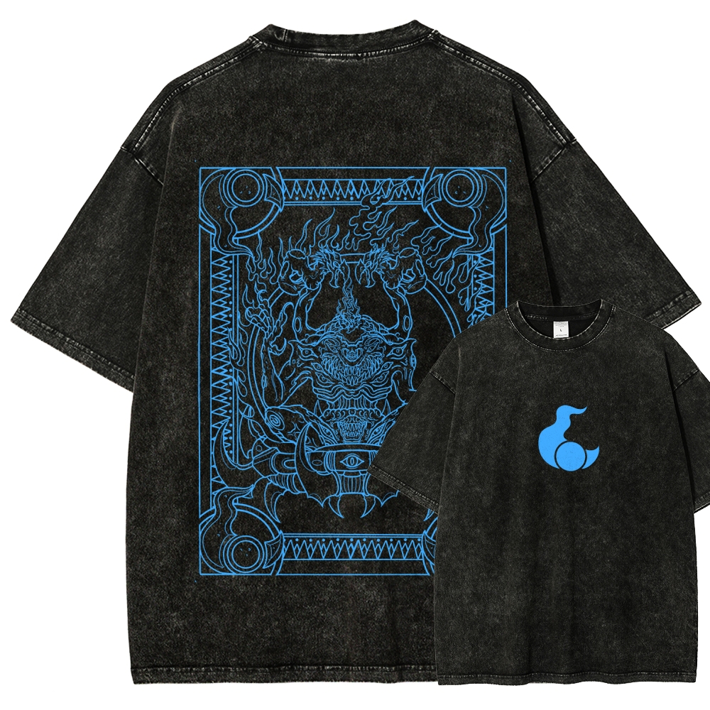 Berserk "TZEENTCH The Changer Of Ways" Vintage Washed Graphic Tees
