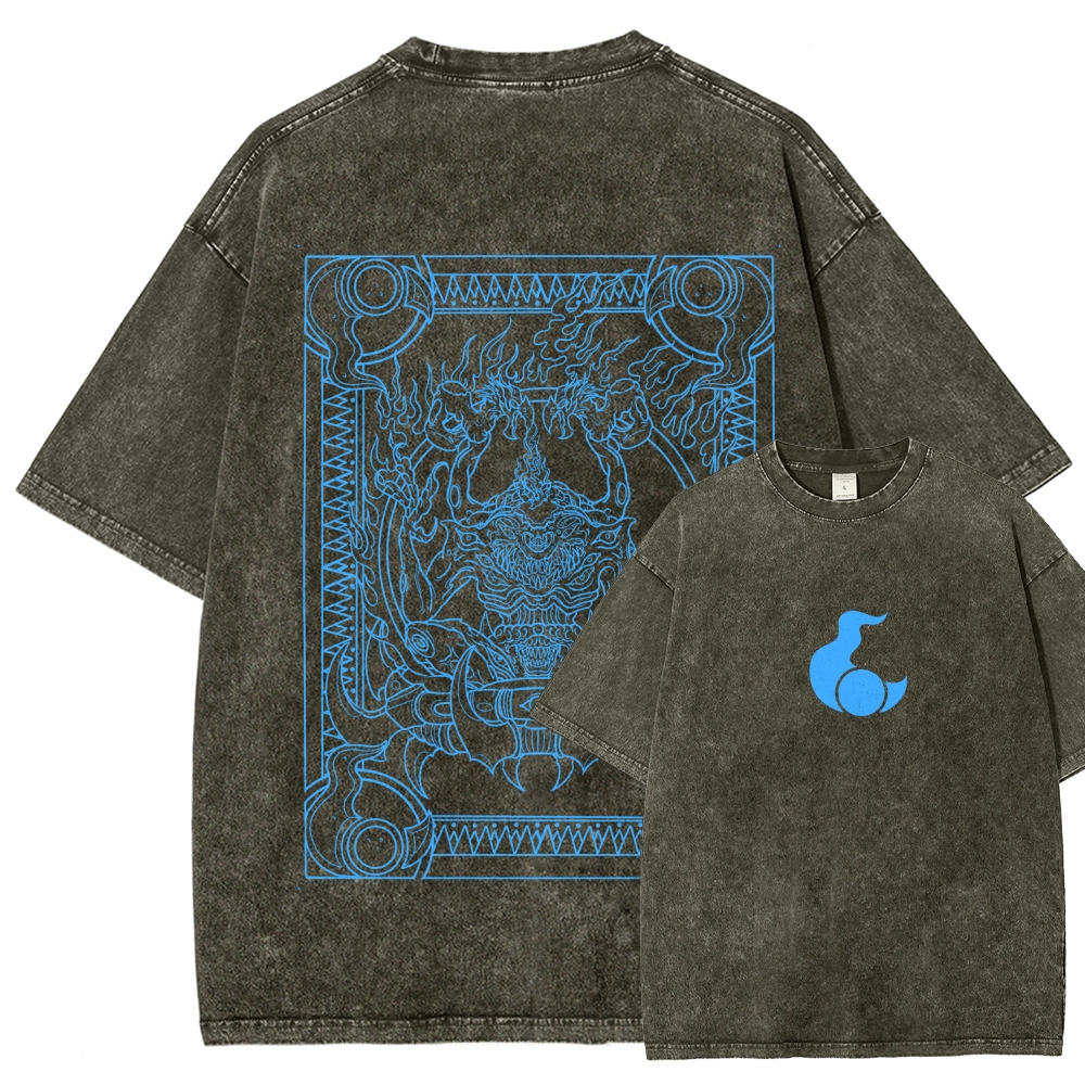 Berserk "TZEENTCH The Changer Of Ways" Vintage Washed Graphic Tees