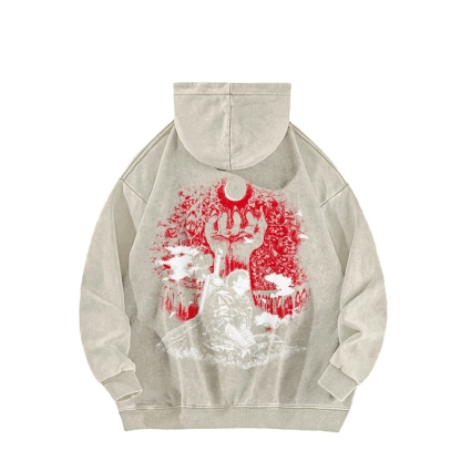 Berserk Casual Washed Hoodie 2509021400
