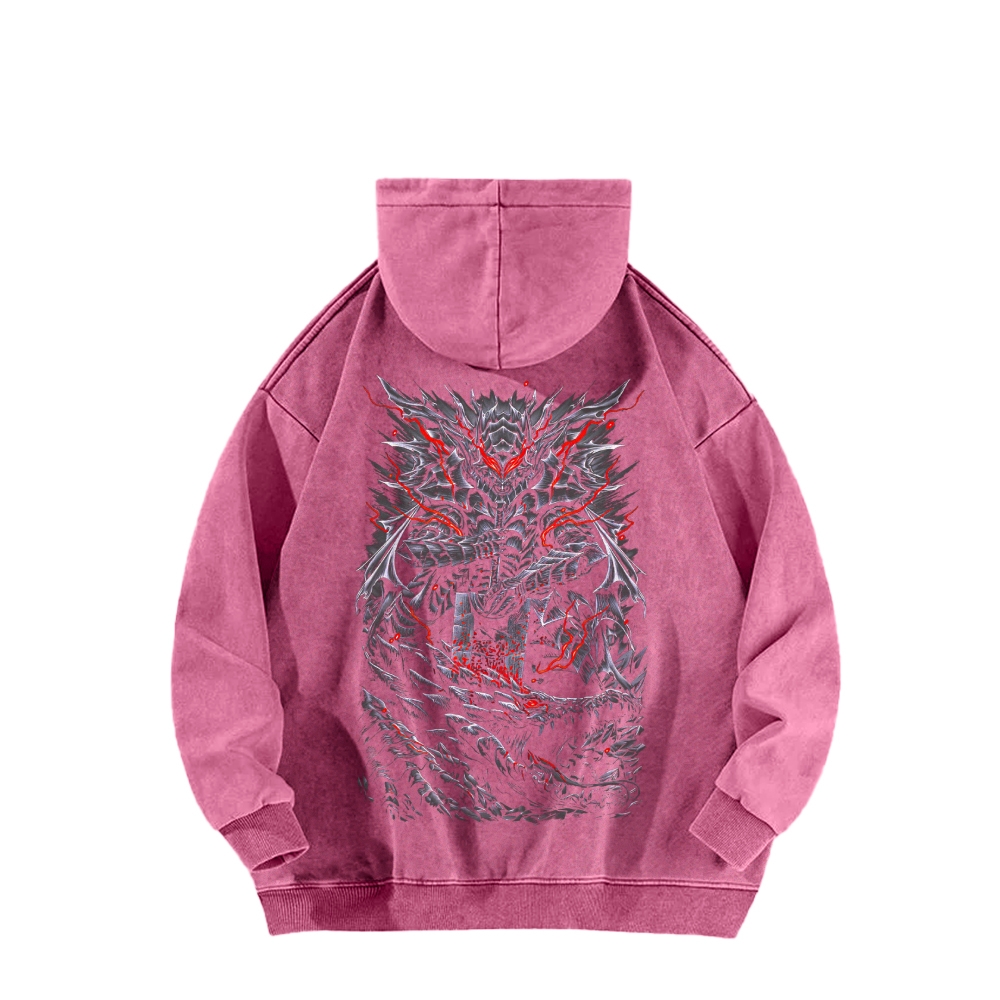 Berserk Casual Washed Hoodie 2509021401