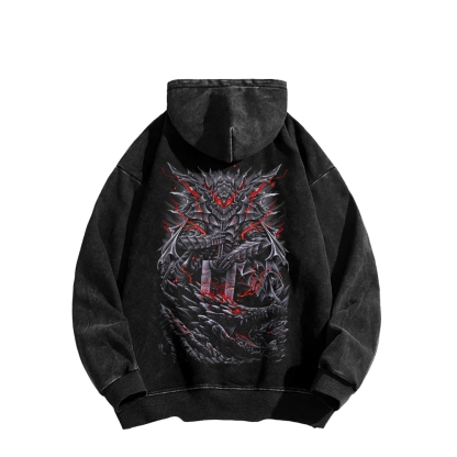 Berserk Casual Washed Hoodie 2509021401