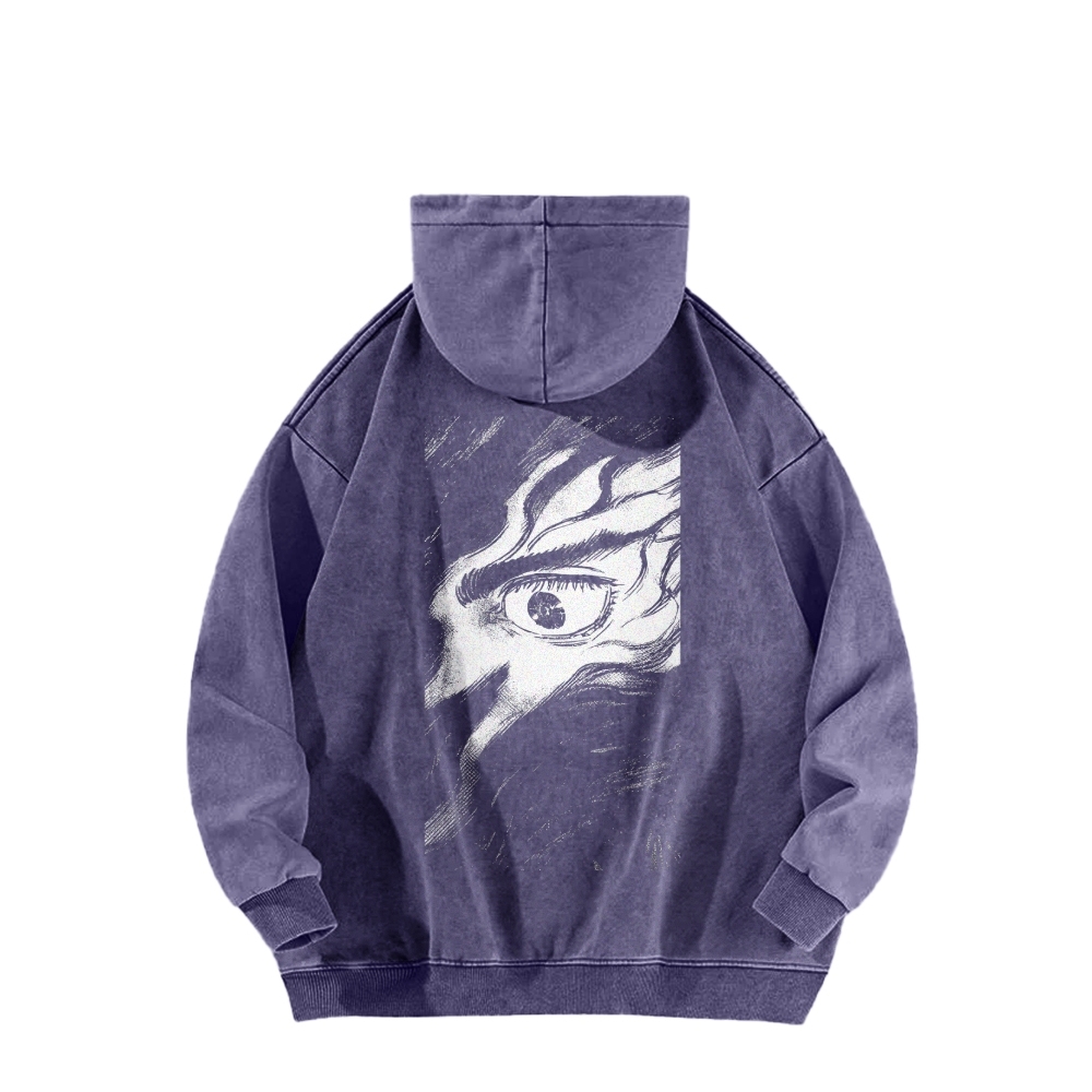 Berserk Casual Washed Hoodie 2509021408