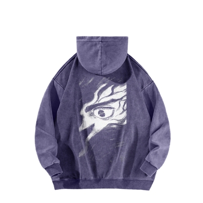 Berserk Casual Washed Hoodie 2509021408