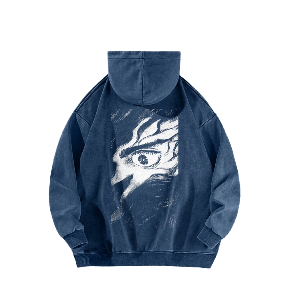 Berserk Casual Washed Hoodie 2509021408