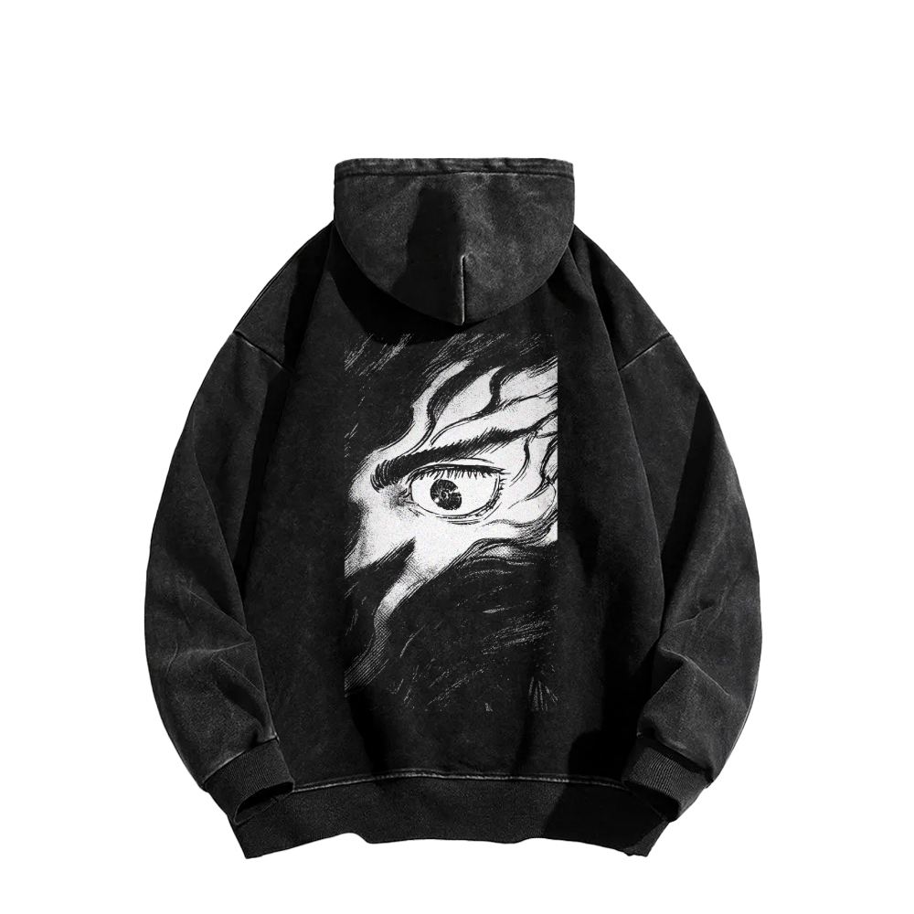 Berserk Casual Washed Hoodie 2509021408