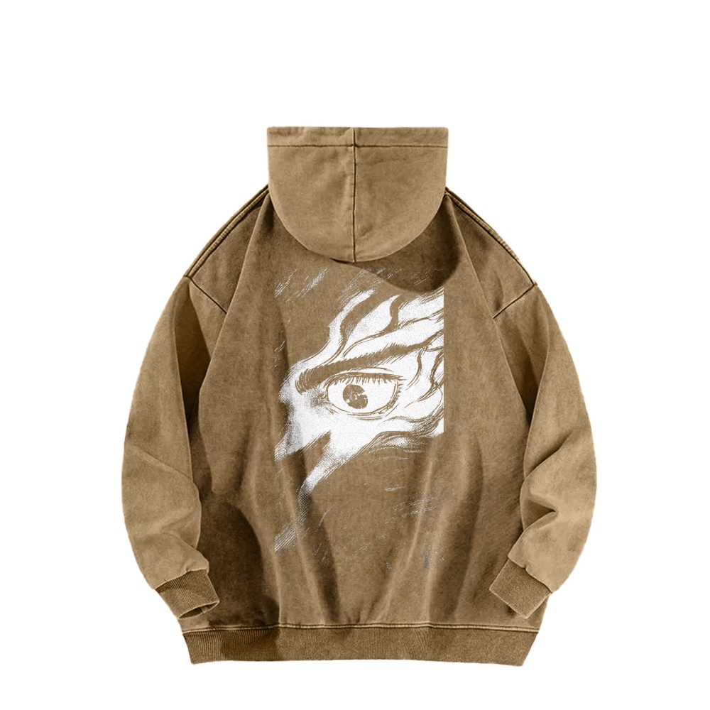Berserk Casual Washed Hoodie 2509021408