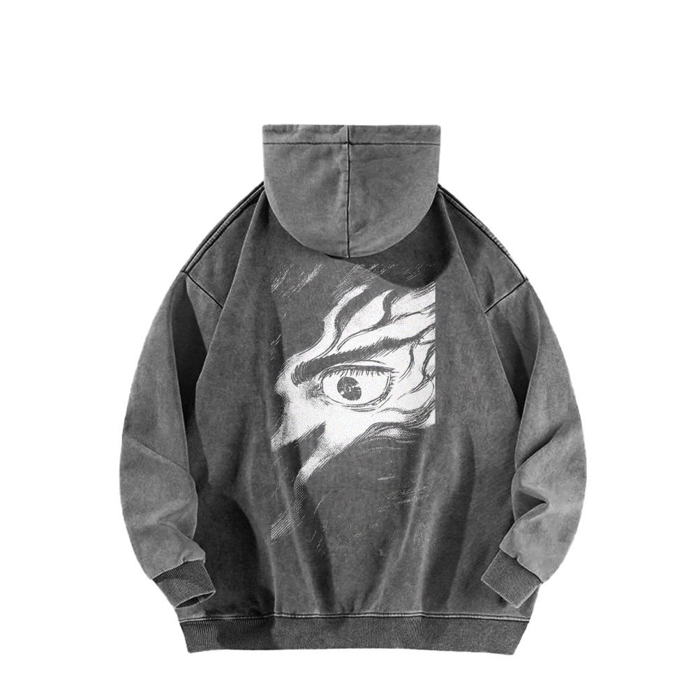 Berserk Casual Washed Hoodie 2509021408
