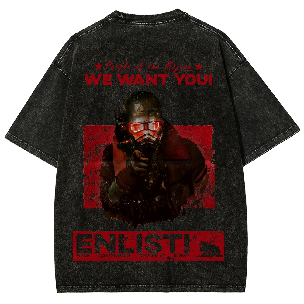Fallout Unisex Fit Washed T-Shirt 2510002004