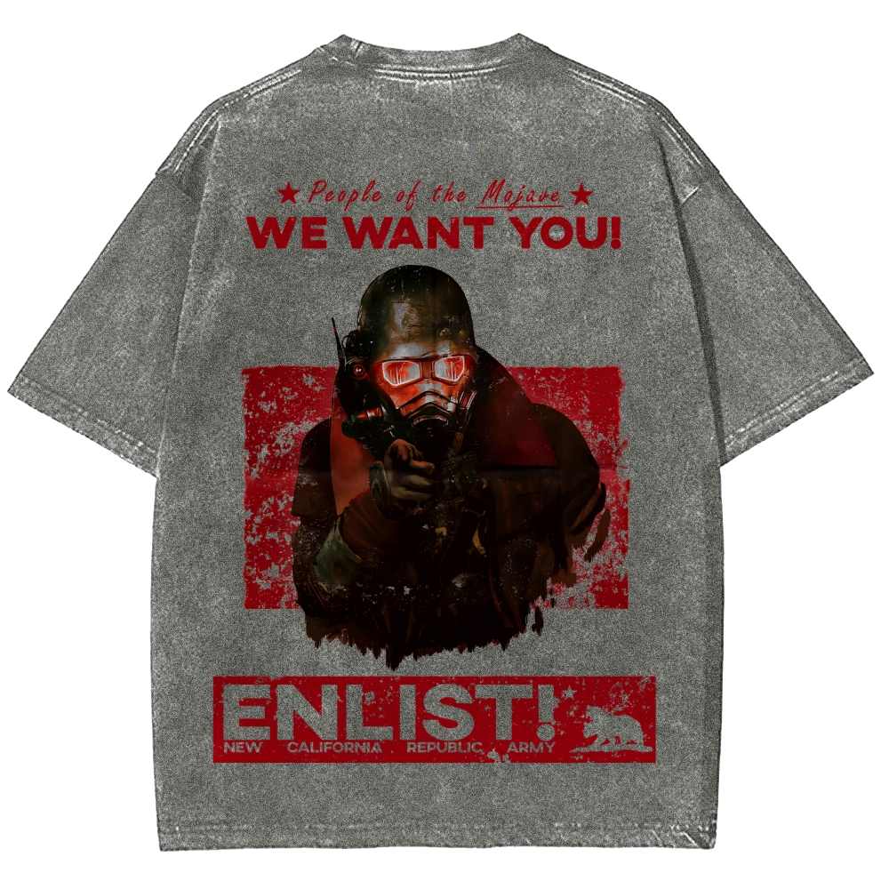 Fallout Unisex Fit Washed T-Shirt 2510002004