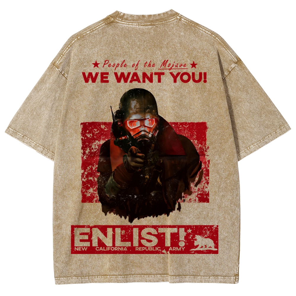 Fallout Unisex Fit Washed T-Shirt 2510002004