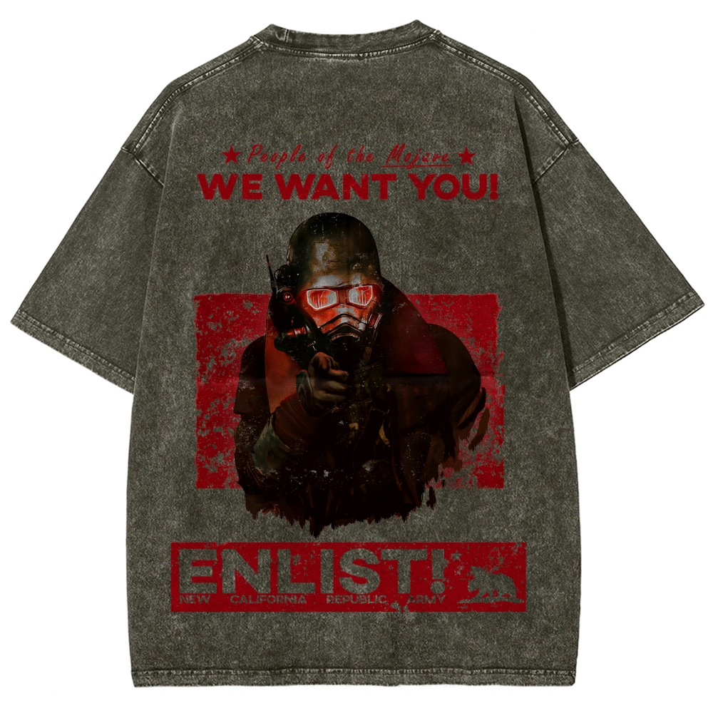 Fallout Unisex Fit Washed T-Shirt 2510002004