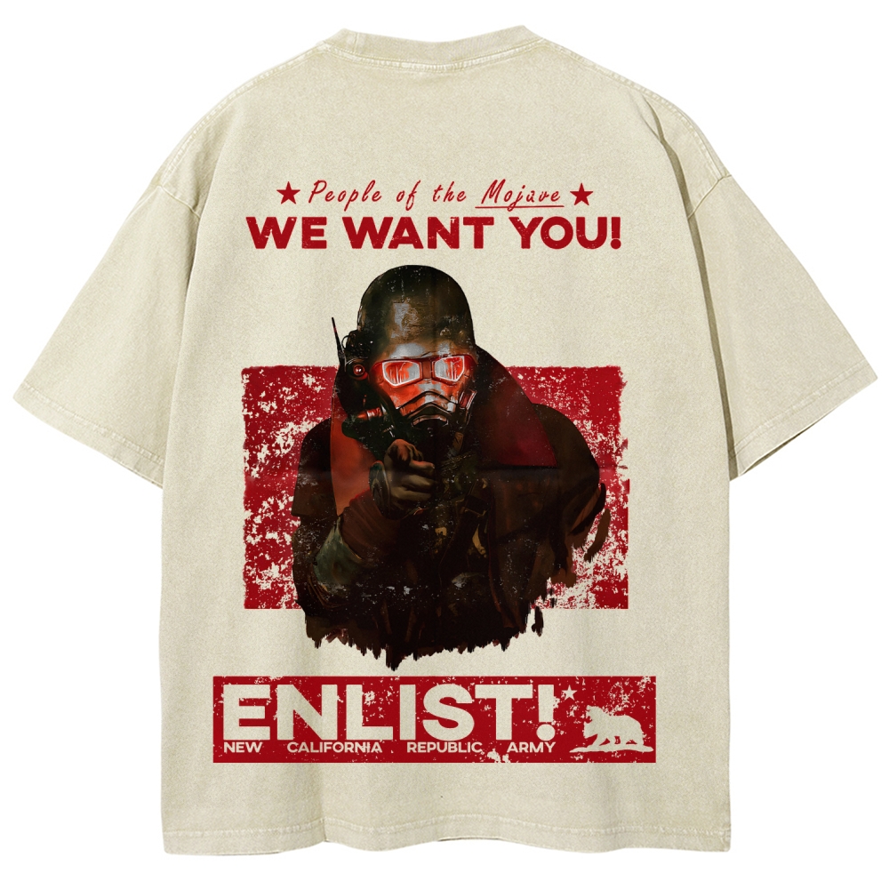 Fallout Unisex Fit Washed T-Shirt 2510002004