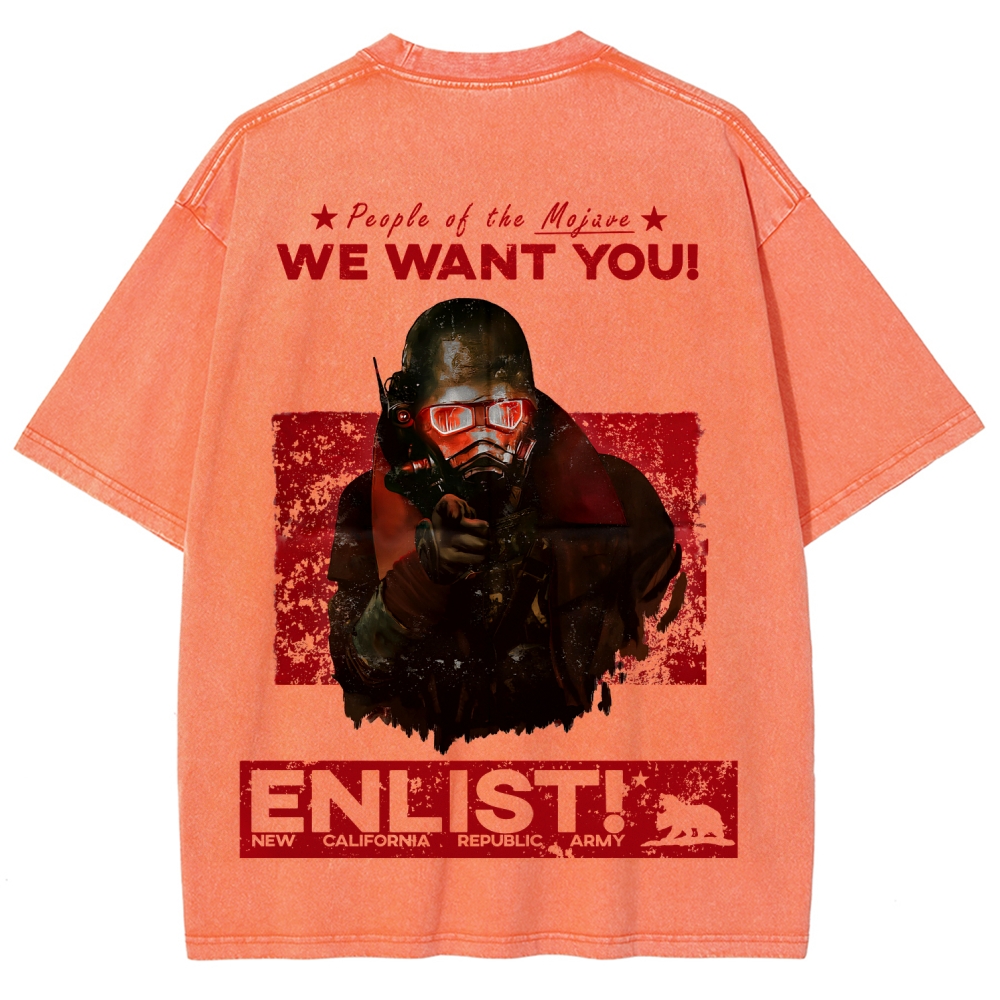 Fallout Unisex Fit Washed T-Shirt 2510002004