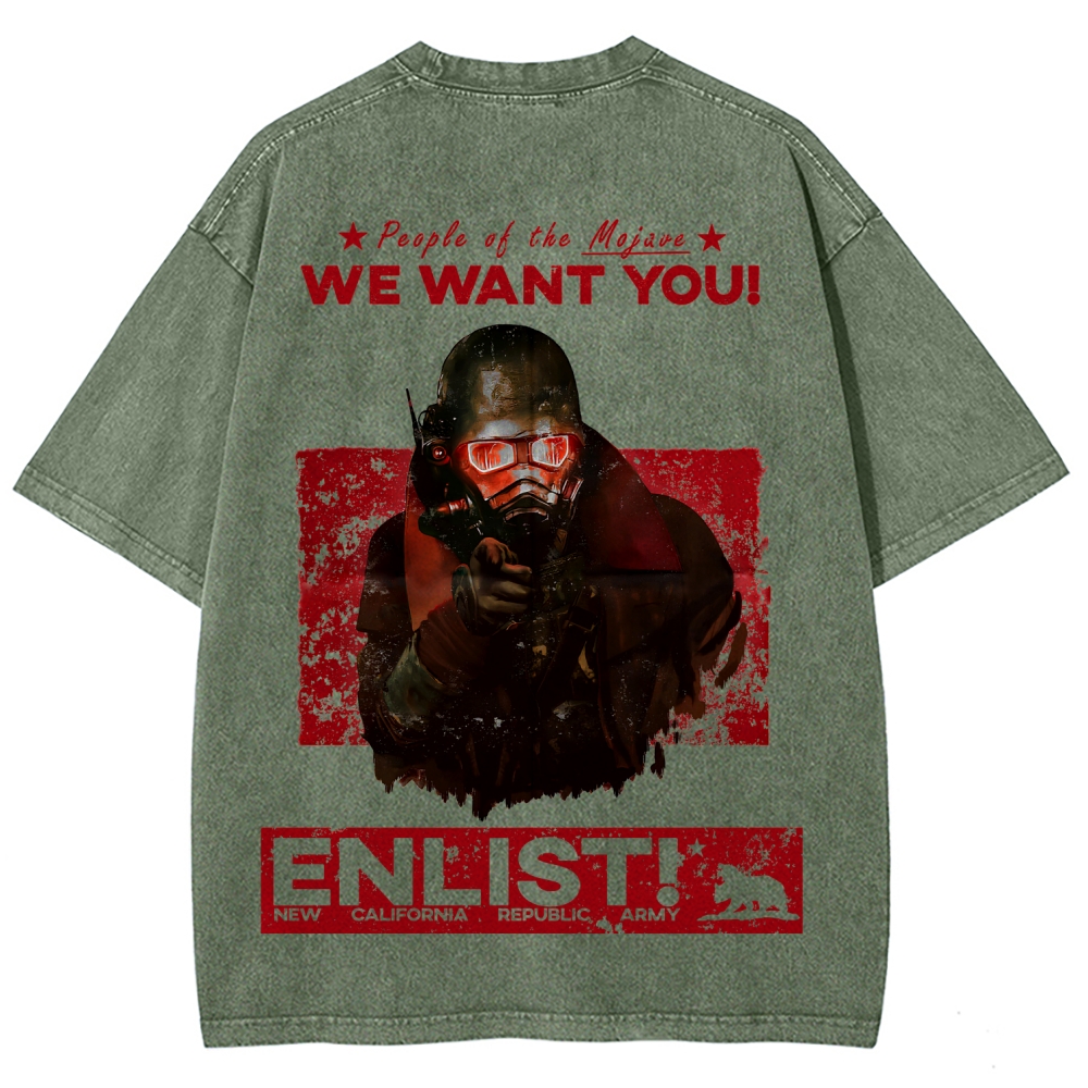 Fallout Unisex Fit Washed T-Shirt 2510002004