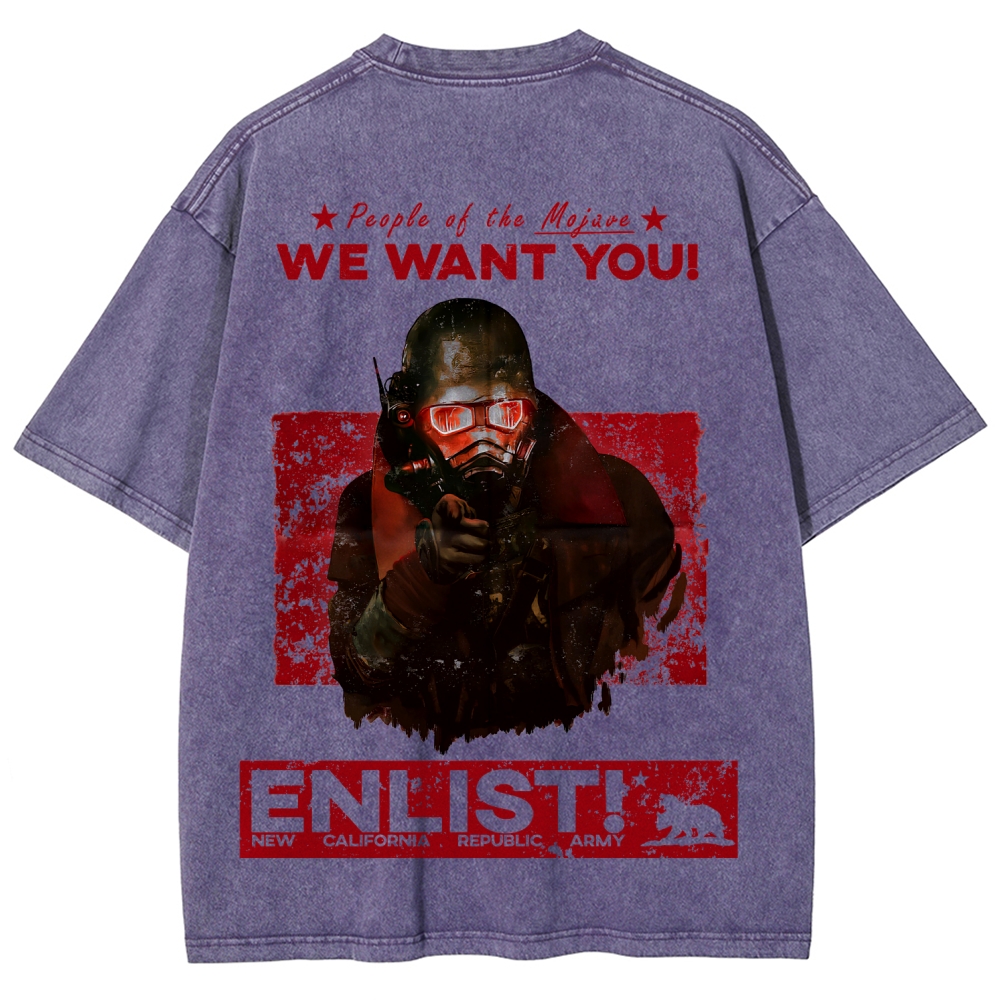 Fallout Unisex Fit Washed T-Shirt 2510002004
