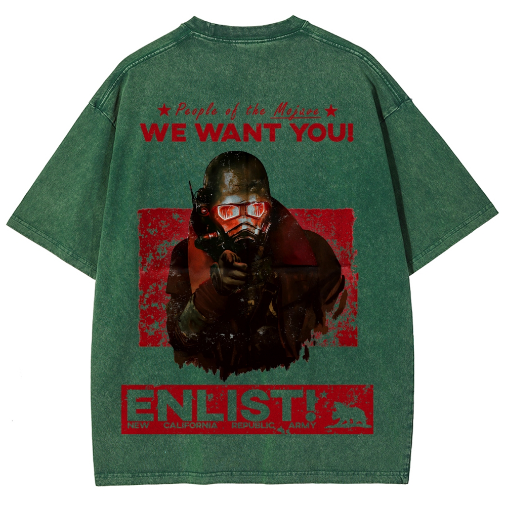 Fallout Unisex Fit Washed T-Shirt 2510002004