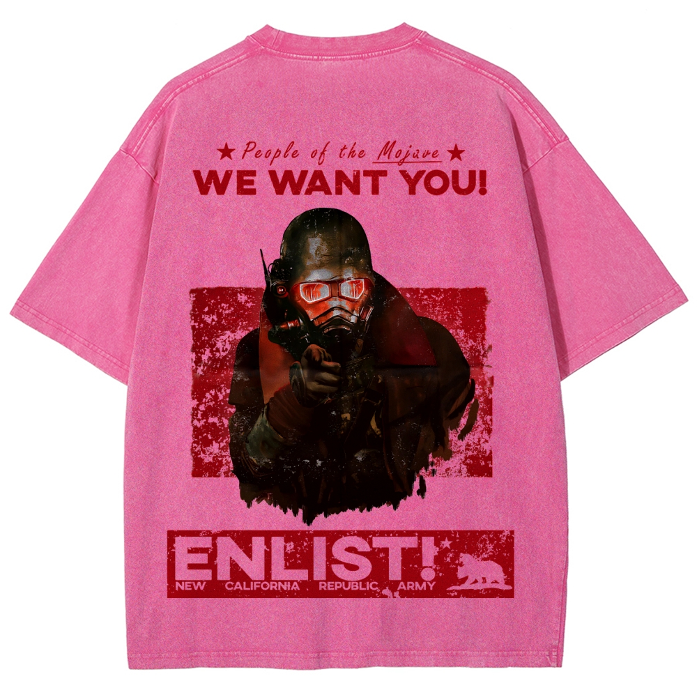 Fallout Unisex Fit Washed T-Shirt 2510002004