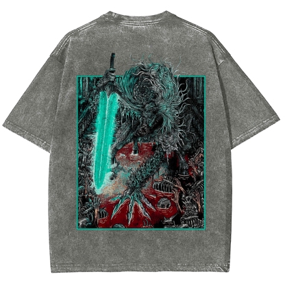 Bloodborne Ludwig The Accursed Holy Blade Grim Unisex Washed T-Shirt