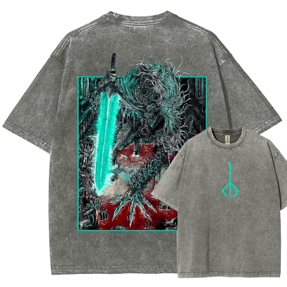 Bloodborne Ludwig The Accursed Holy Blade Grim Unisex Washed T-Shirt