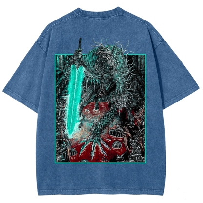 Bloodborne Ludwig The Accursed Holy Blade Grim Unisex Washed T-Shirt