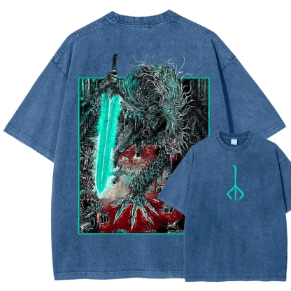 Bloodborne Ludwig The Accursed Holy Blade Grim Unisex Washed T-Shirt