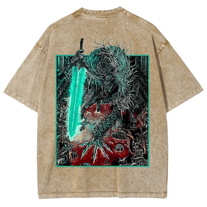 Bloodborne Ludwig The Accursed Holy Blade Grim Unisex Washed T-Shirt