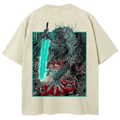 Bloodborne Ludwig The Accursed Holy Blade Grim Unisex Washed T-Shirt