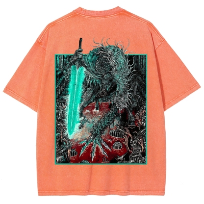 Bloodborne Ludwig The Accursed Holy Blade Grim Unisex Washed T-Shirt