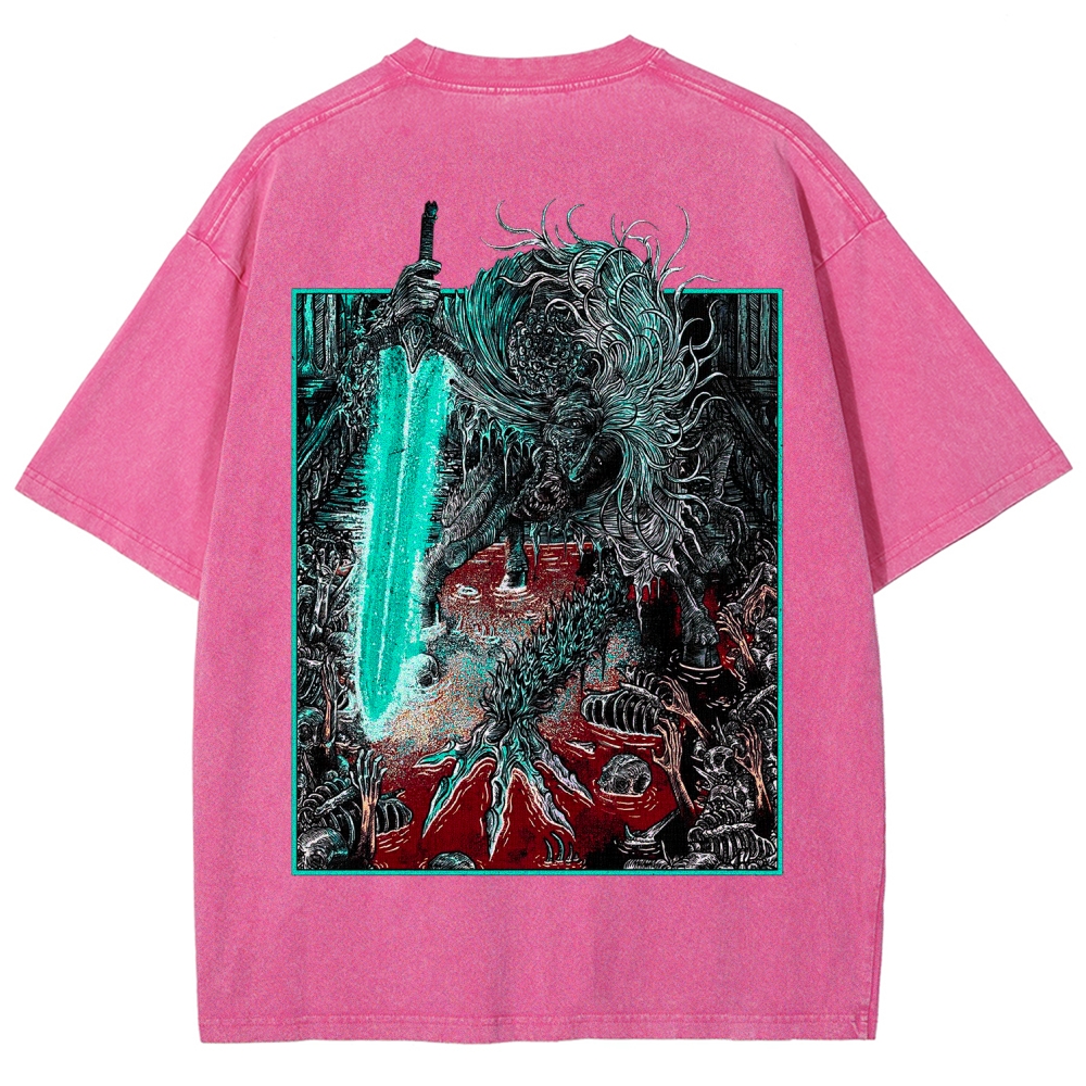 Bloodborne Ludwig The Accursed Holy Blade Grim Unisex Washed T-Shirt