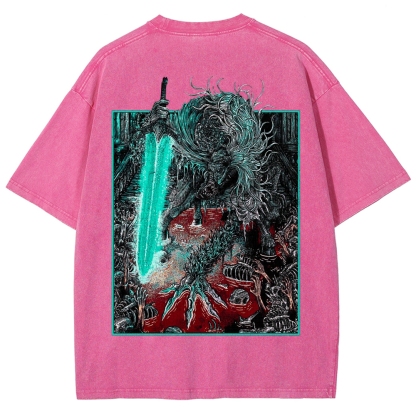 Bloodborne Ludwig The Accursed Holy Blade Grim Unisex Washed T-Shirt