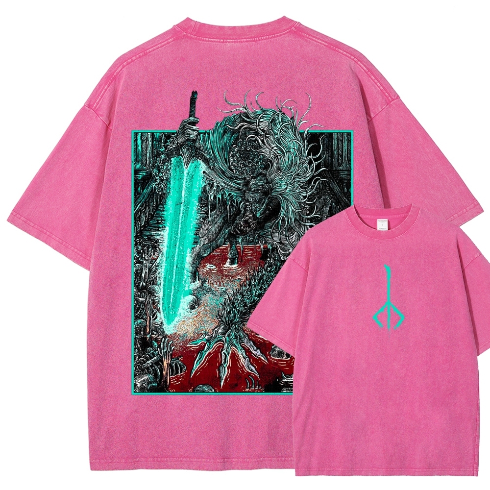 Bloodborne Ludwig The Accursed Holy Blade Grim Unisex Washed T-Shirt