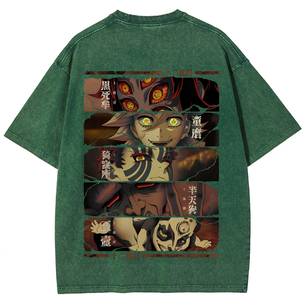 Demon Slayer Clothing Washed Cotton T-Shirt